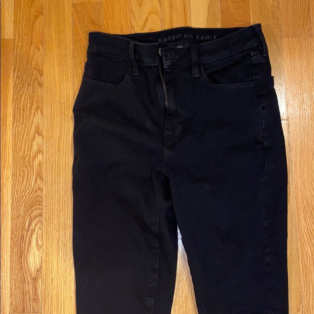 American eagle black skinny jeans